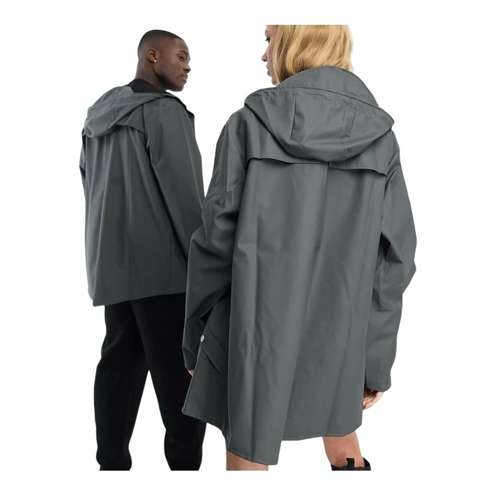 Rains Waterproof Jacket in Slate NWT - Picture 6 of 7